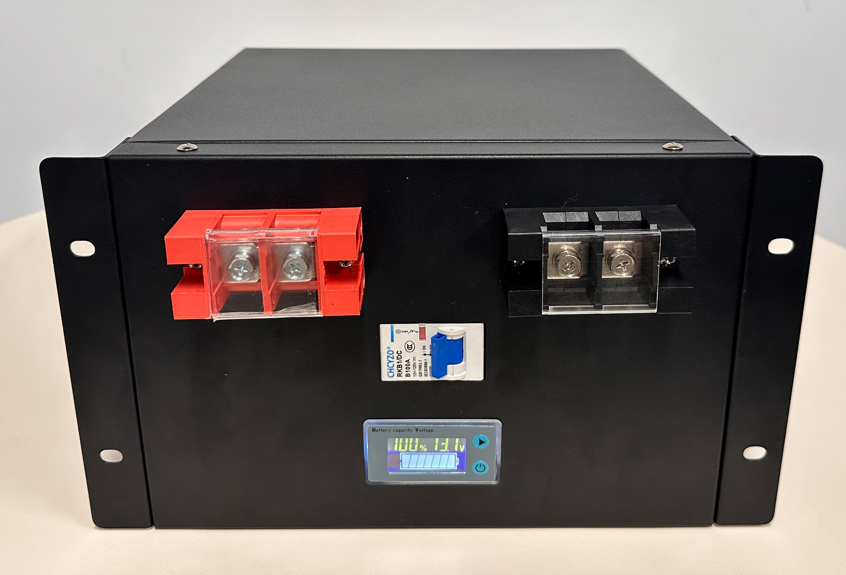 图片1 12.8V 100Ah / 1.2KWh LiFePO4 Stacked Battery Pack(SL-102) - Image 1