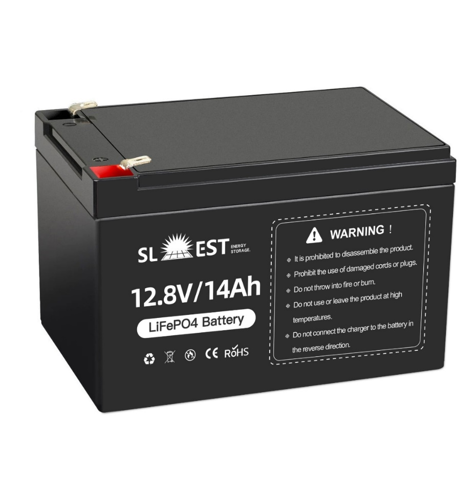 图片2 12.8V 14Ah / 153.6Wh LiFePO4 Lithium Battery(SL14-12.8) - Image 1