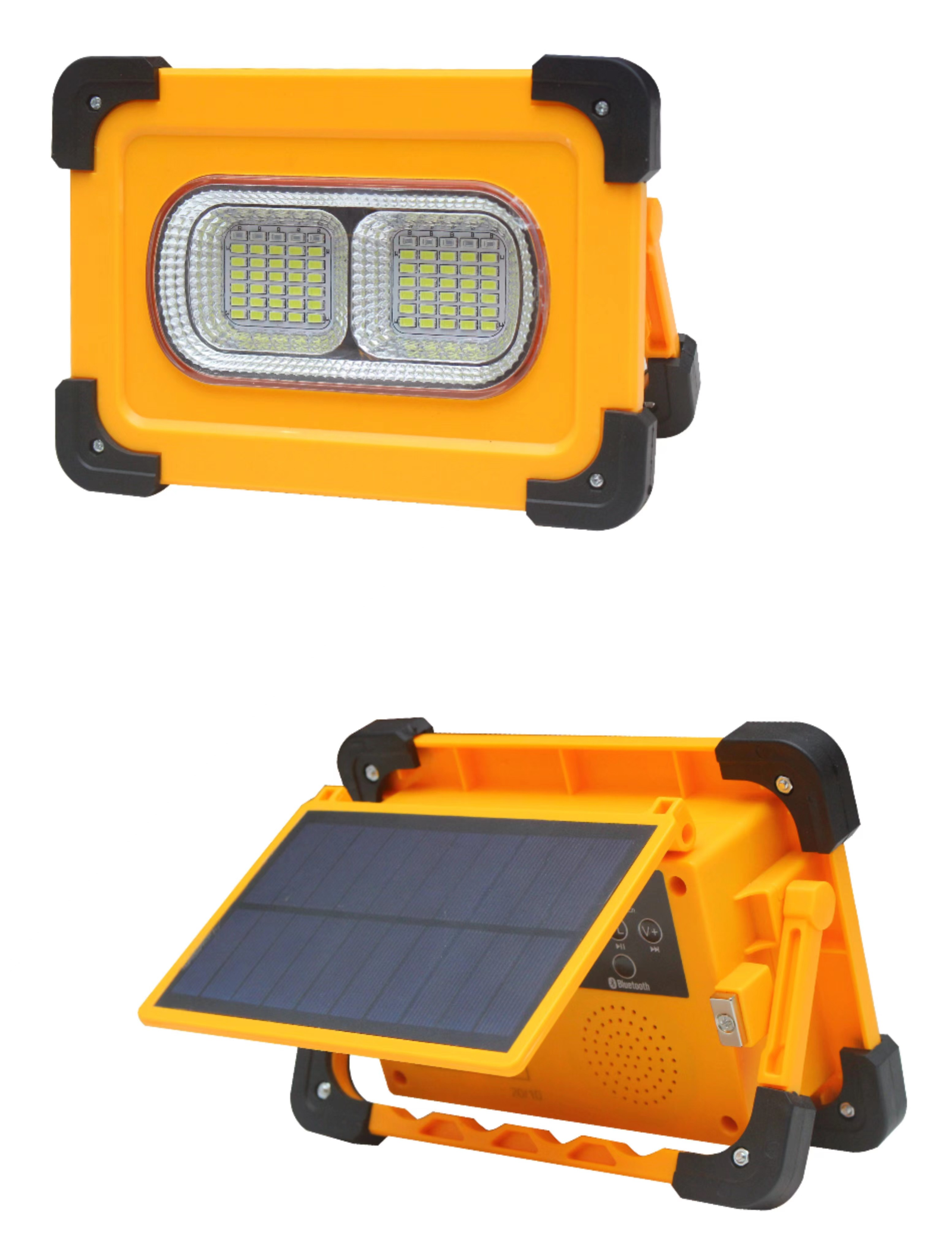 图片5 MW-70 100W Solar High-Voltage Yellow Light with Stand - Image 1