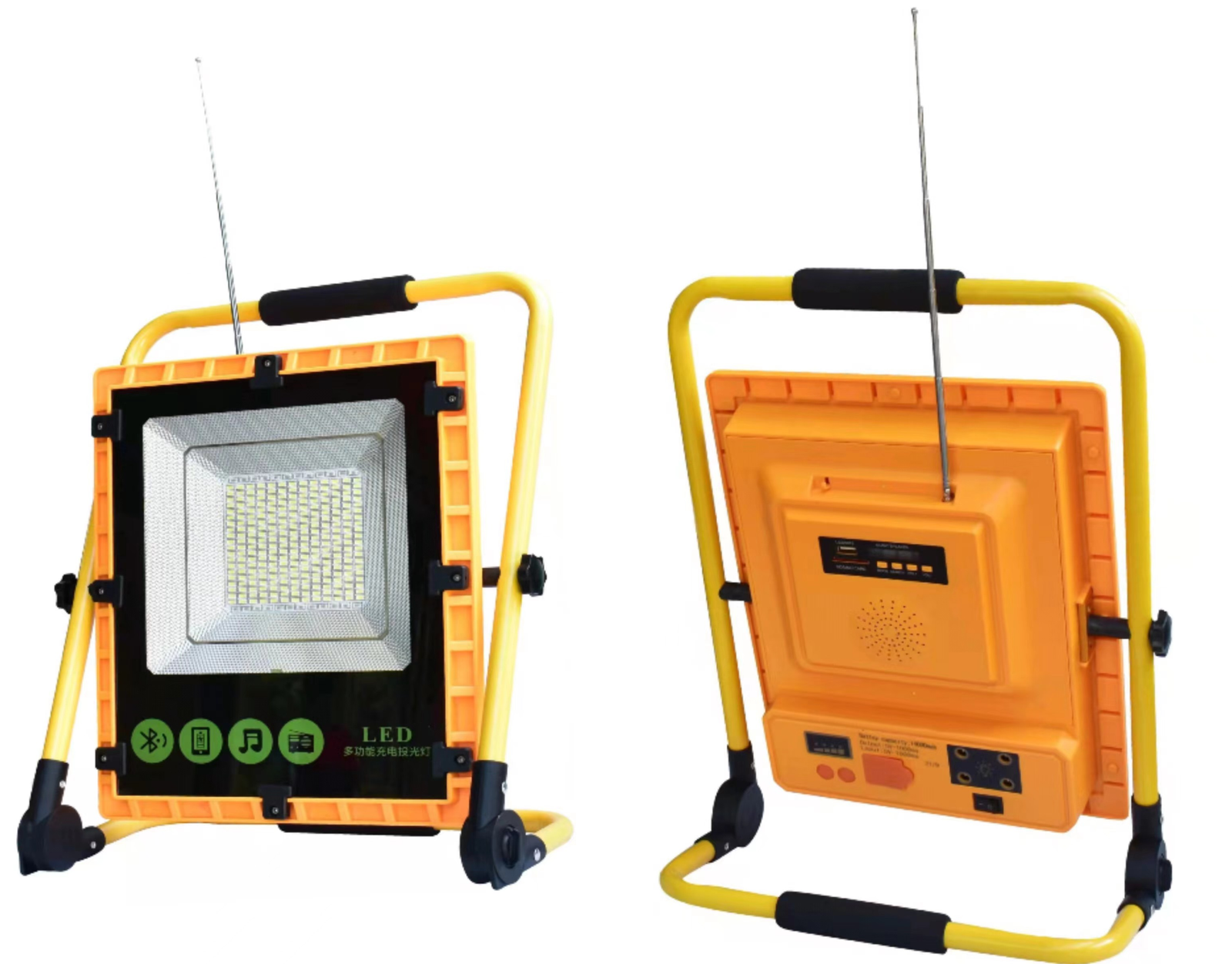 图片8 MW-51 Portable Charging Power Supply Bluetooth 300W Floodlight - Image 1