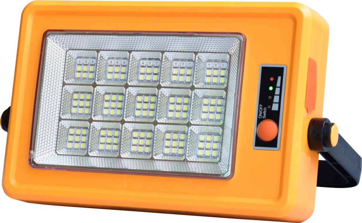图片8 MW-77 100W Solar High-Voltage Yellow Light with USB Ports - Image 1