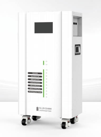 图片1 16KWH Energy Storage Battery with LED Strip and 7-inch Display (51.2V 314AH) - Image 1