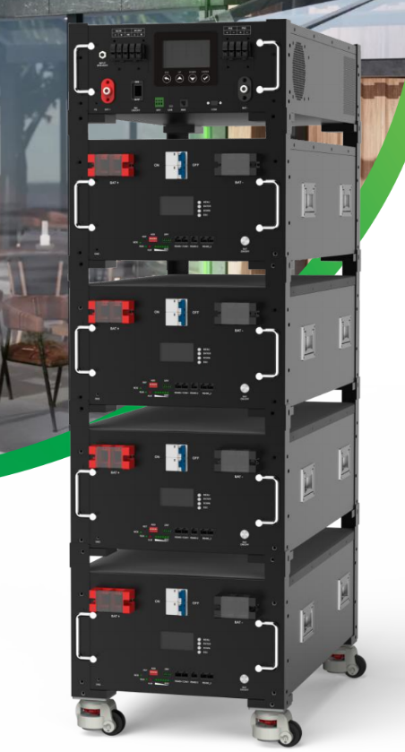 图片3 12KW 64KWH Rack-mounted All-in-One Inverter & Storage System - Image 1